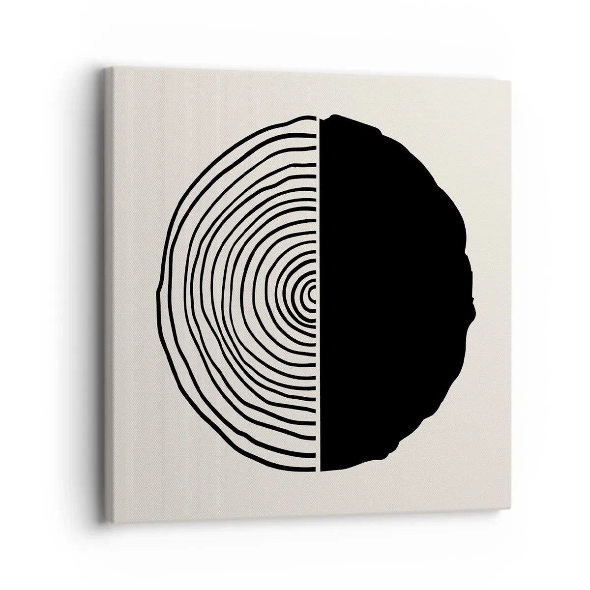 Impression sur toile - Image sur toile - Moitié-moitié - 30x30 cm