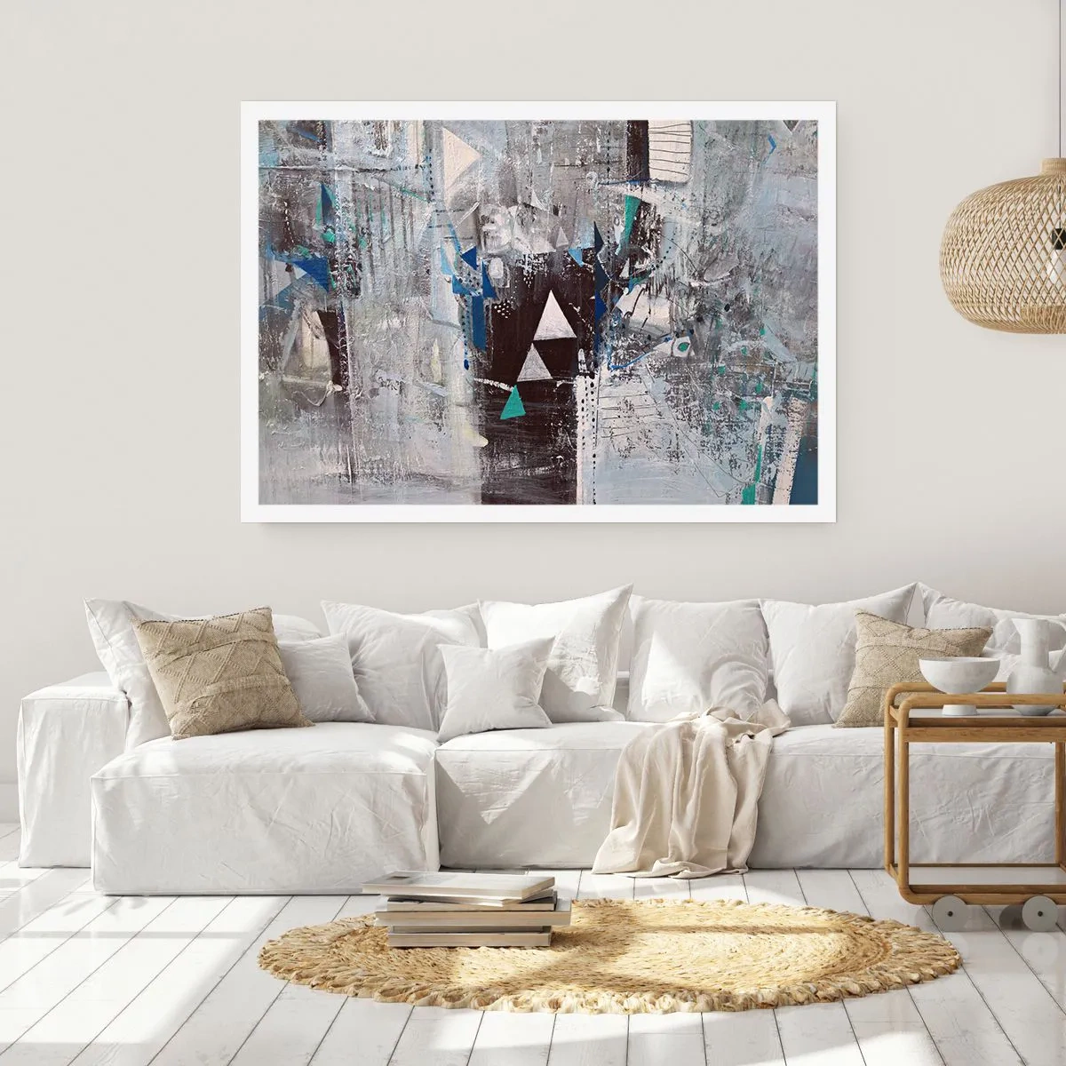 Affiche - Poster - Ordre prioritaire des triangles - 70x50 cm