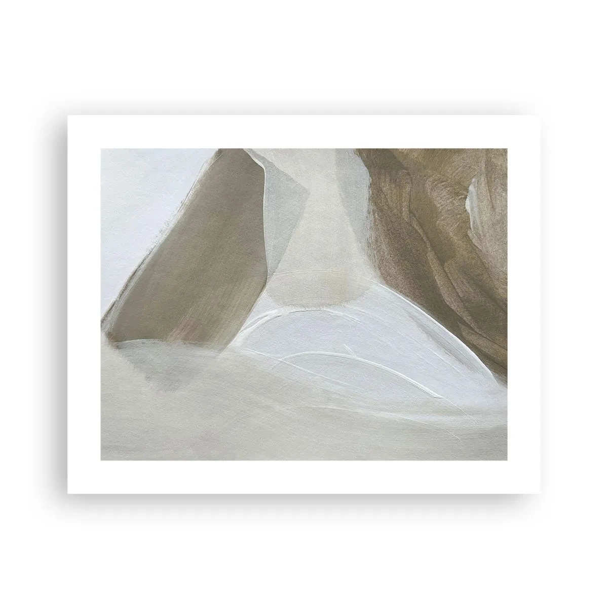 Affiche - Poster - Une vague de blanc - 50x40 cm