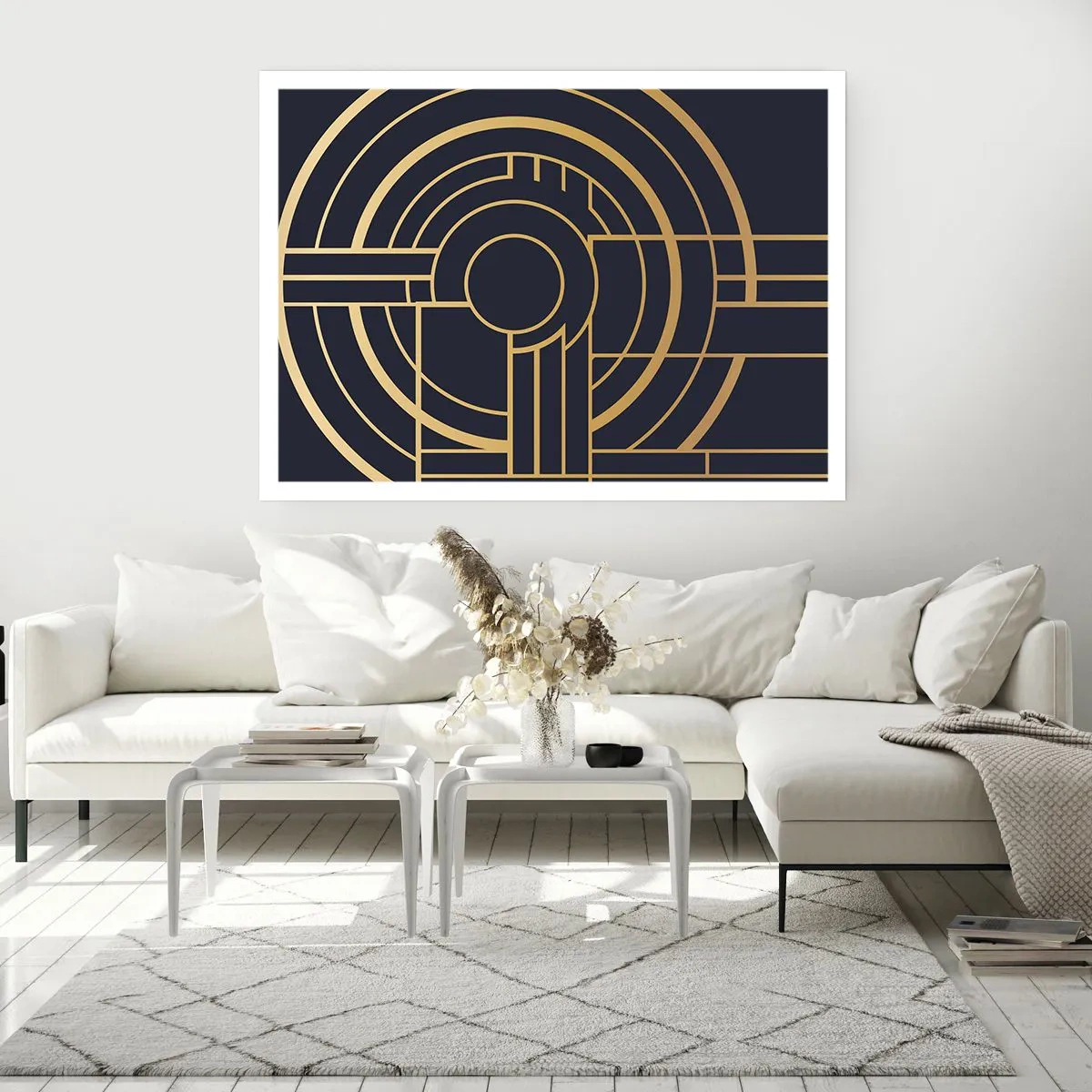 Affiche - Poster - Rotation des éléments - 70x50 cm