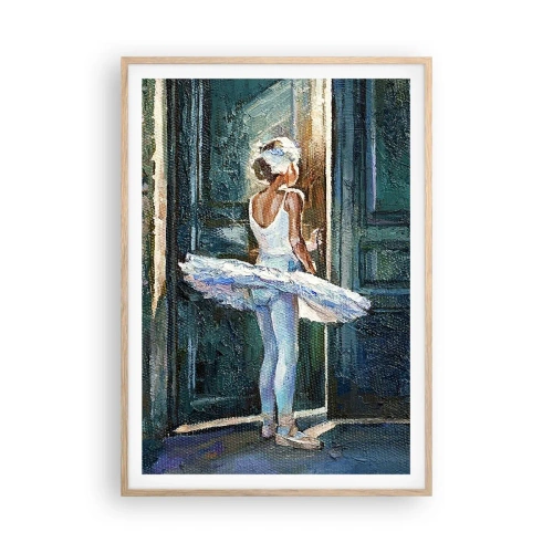 Affiche dans un chêne clair - Poster - Avant le show - 70x100 cm