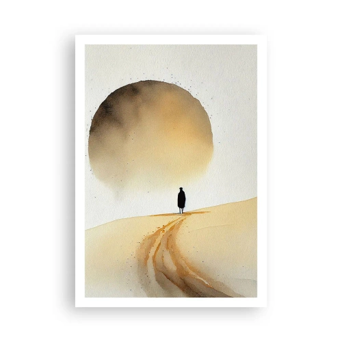 Affiche - Poster - Toujours solitaire - 70x100 cm