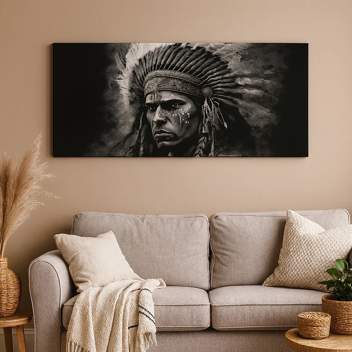 Impression sur toile - Image sur toile - Un leader et un guerrier - 30x30 cm