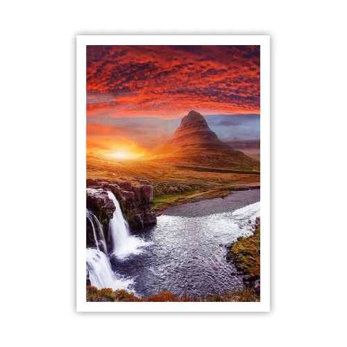 Affiche - Poster - Vue de la terre du milieu - 70x100 cm