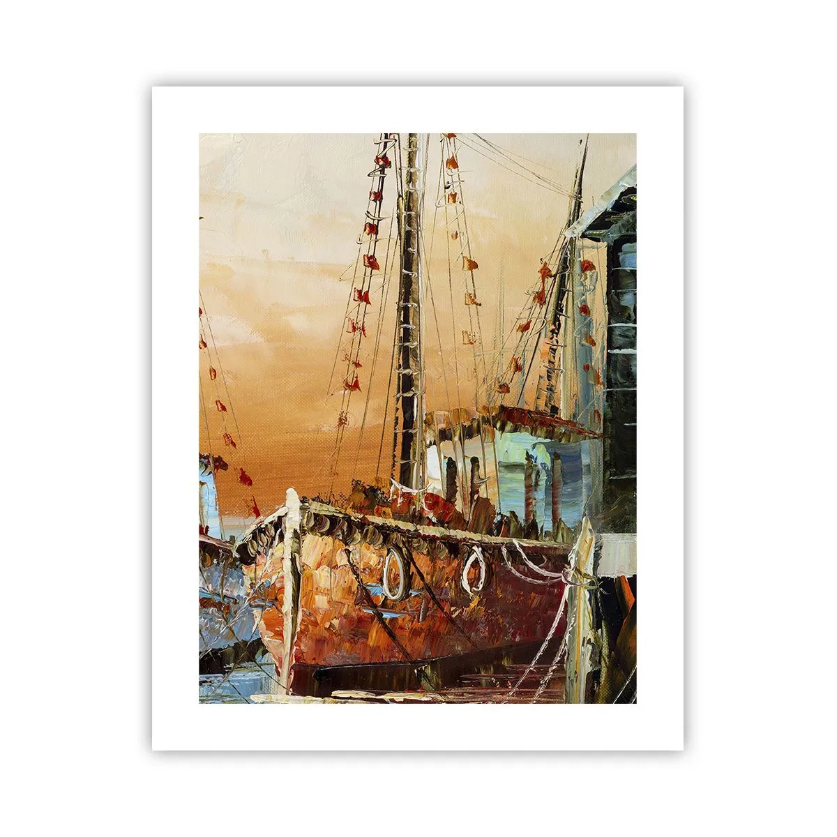 Affiche - Poster - Retour tranquille - 40x50 cm