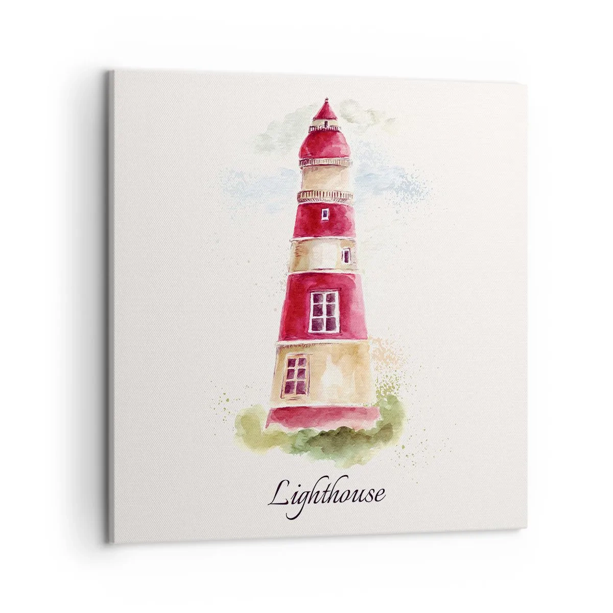 Impression sur toile - Image sur toile - Il y a toujours beau temps autour - 50x50 cm