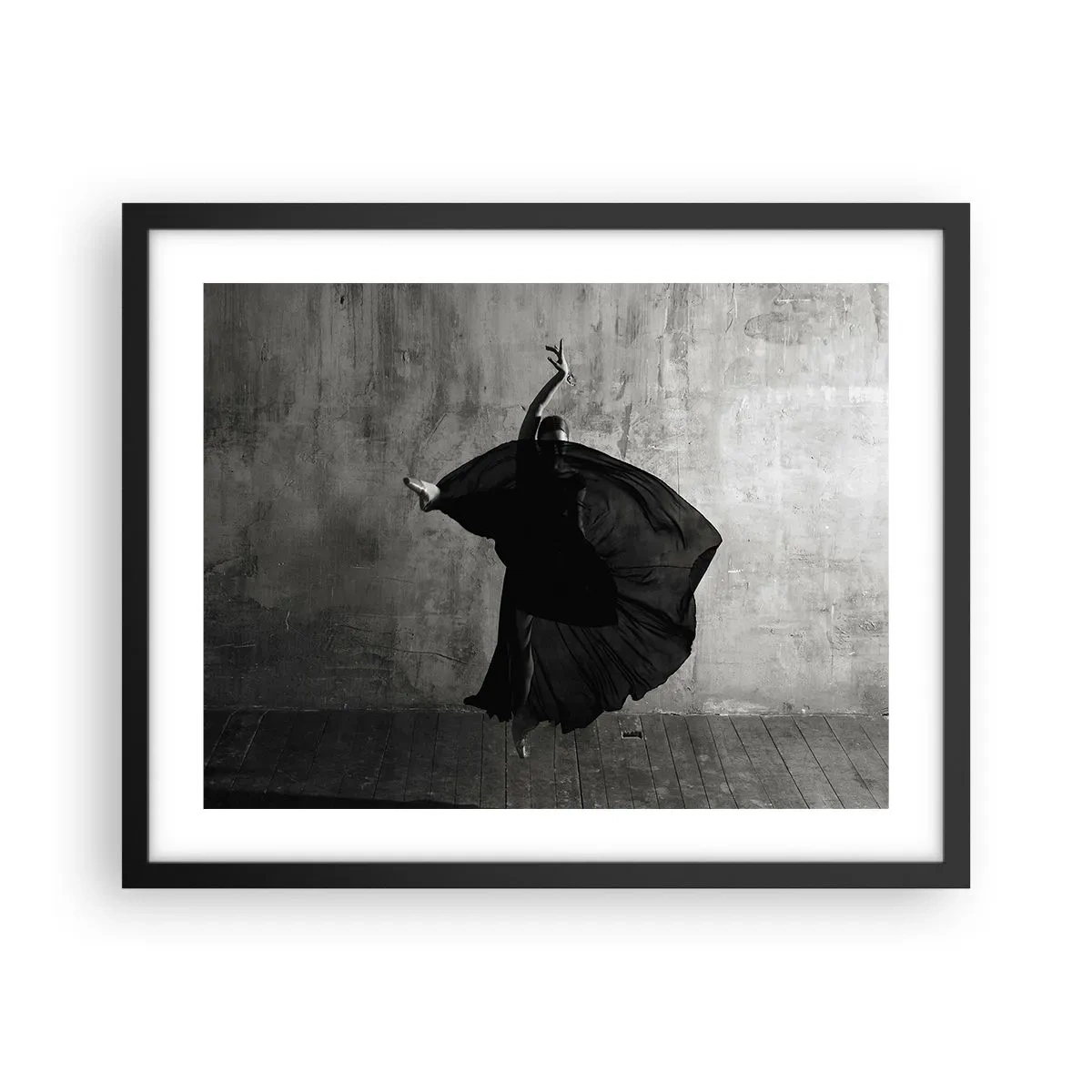 Affiche dans un cadre noir - Poster - Pas plein de passion - 50x40 cm