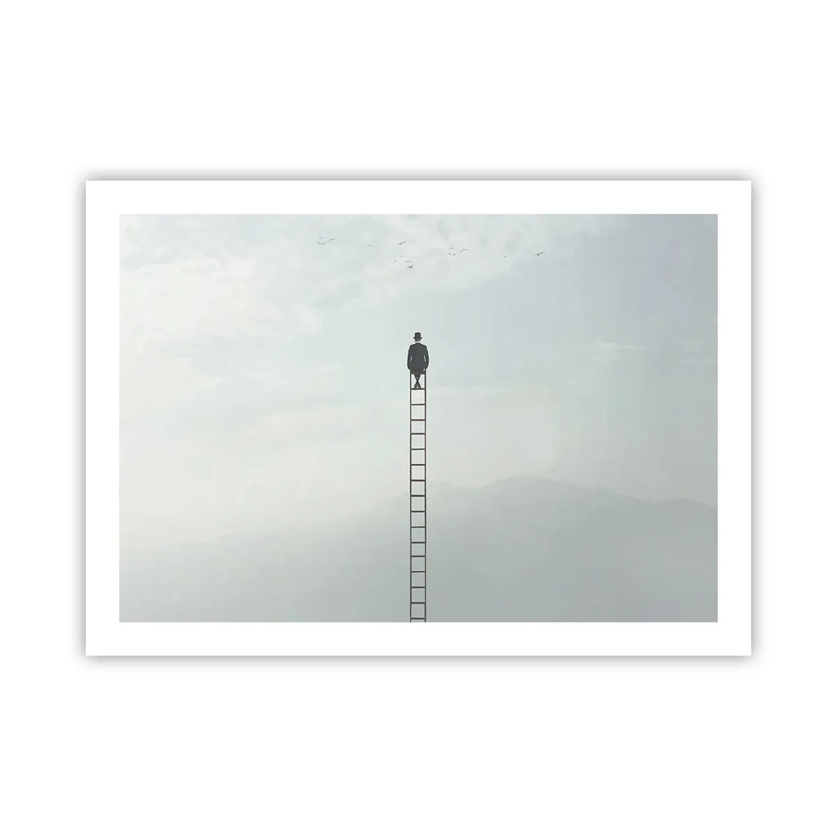 Affiche - Poster - Se soulever au-dessus - 70x50 cm