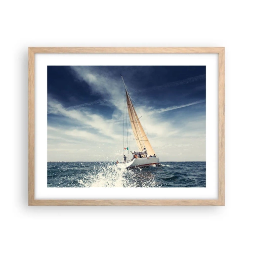 Affiche dans un chêne clair - Poster - Ils ne nous rattraperont pas ! - 50x40 cm