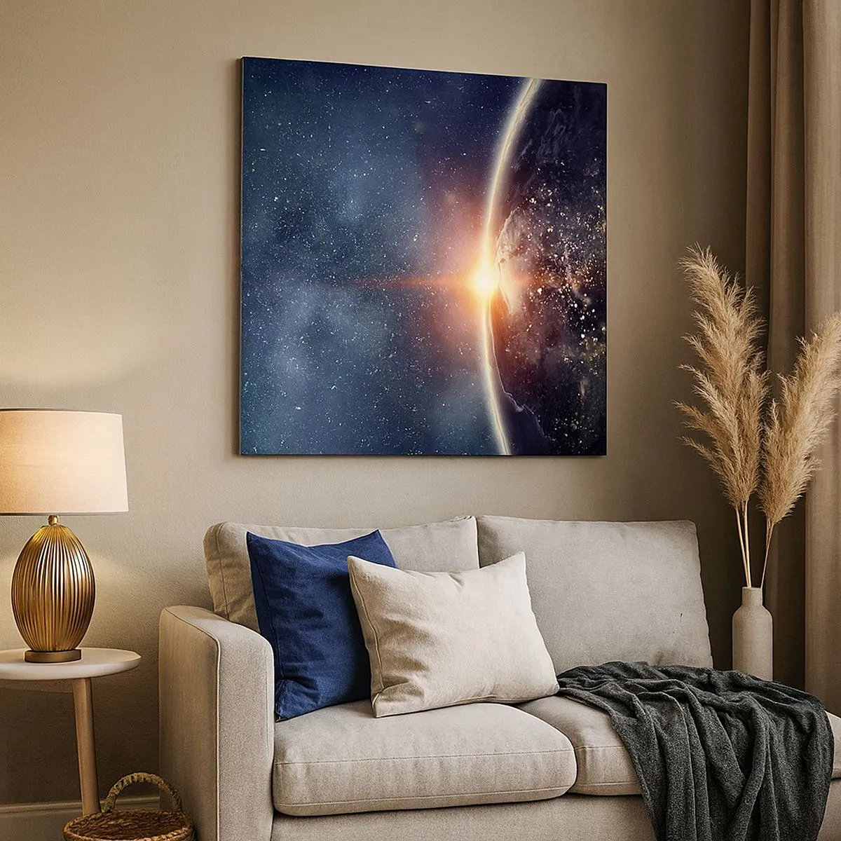 Impression sur toile - Image sur toile - Dans une nouvelle perspective - 30x30 cm