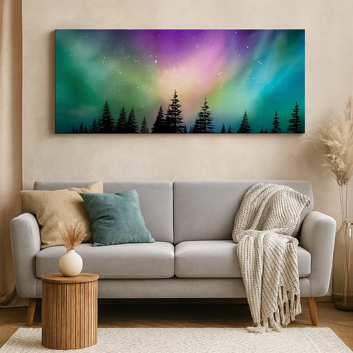 Impression sur toile - Image sur toile - Magie blanche - 30x30 cm