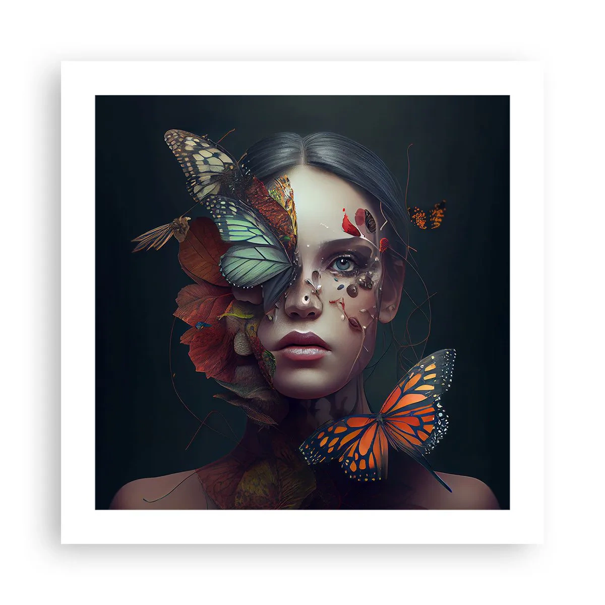 Affiche - Poster - Une merveilleuse métamorphose - 50x50 cm