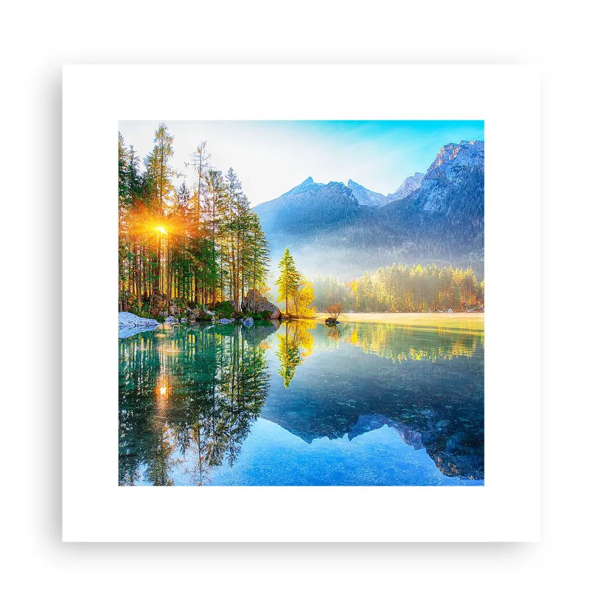 Affiche - Poster - Majesté et douceur - 30x30 cm