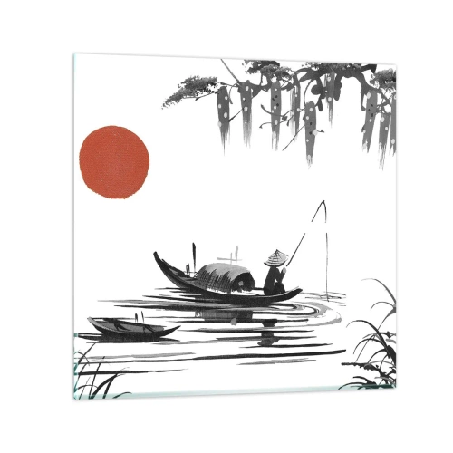 Impression sur verre - Image sur verre - Après-midi asiatique - 70x70 cm