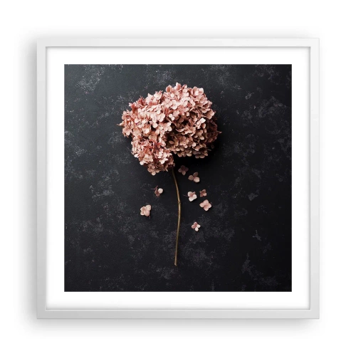 Affiche dans un cadre blanc - Poster - Un signe vraiment romantique - 50x50 cm