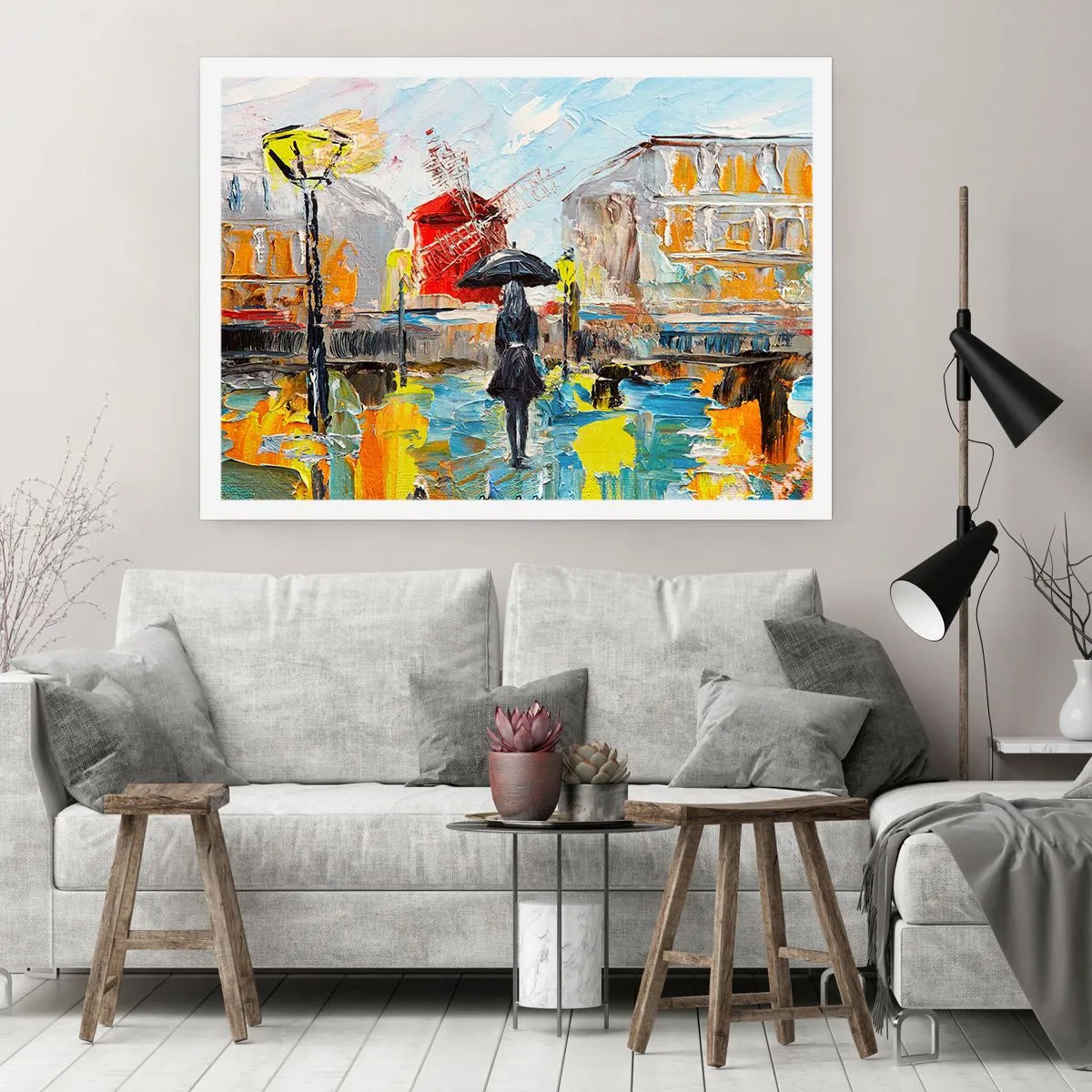 Affiche - Poster - Légende parisienne - 70x50 cm