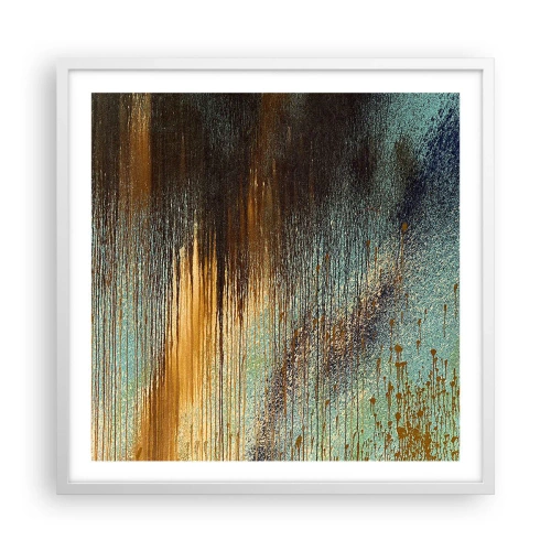 Affiche dans un cadre blanc - Poster - Une composition de couleirs non fortuite - 60x60 cm