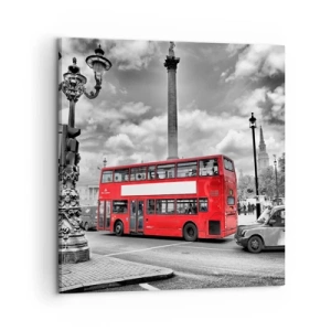 Impression sur toile - Image sur toile - La vraie circulation sanguine de la ville - 60x60 cm