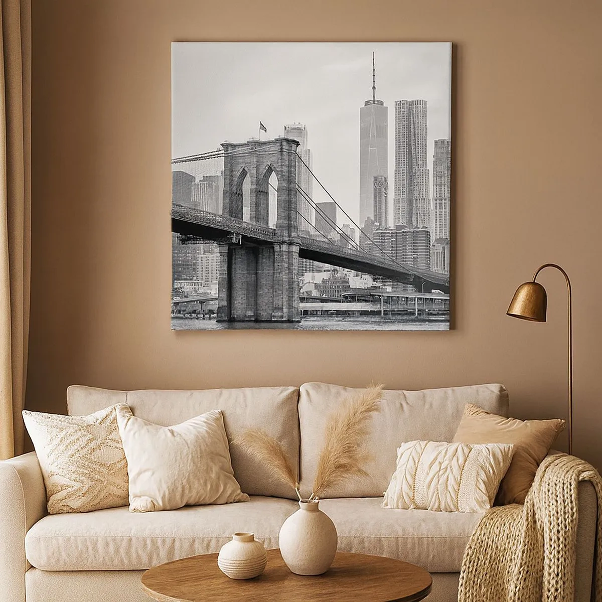 Impression sur toile - Image sur toile - Climat New-Yorkais - 30x30 cm
