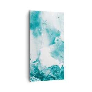 Impression sur toile - Image sur toile - Marécage bleu - 65x120 cm