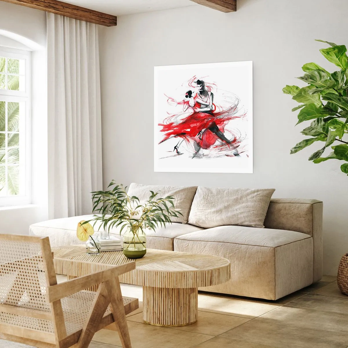 Affiche - Poster - Tango - le rythme de la passion - 30x30 cm