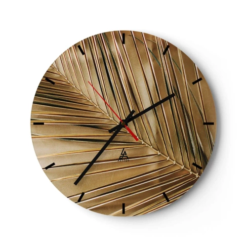 Horloge murale - Pendule murale - Colonnade naturelle - 40x40 cm