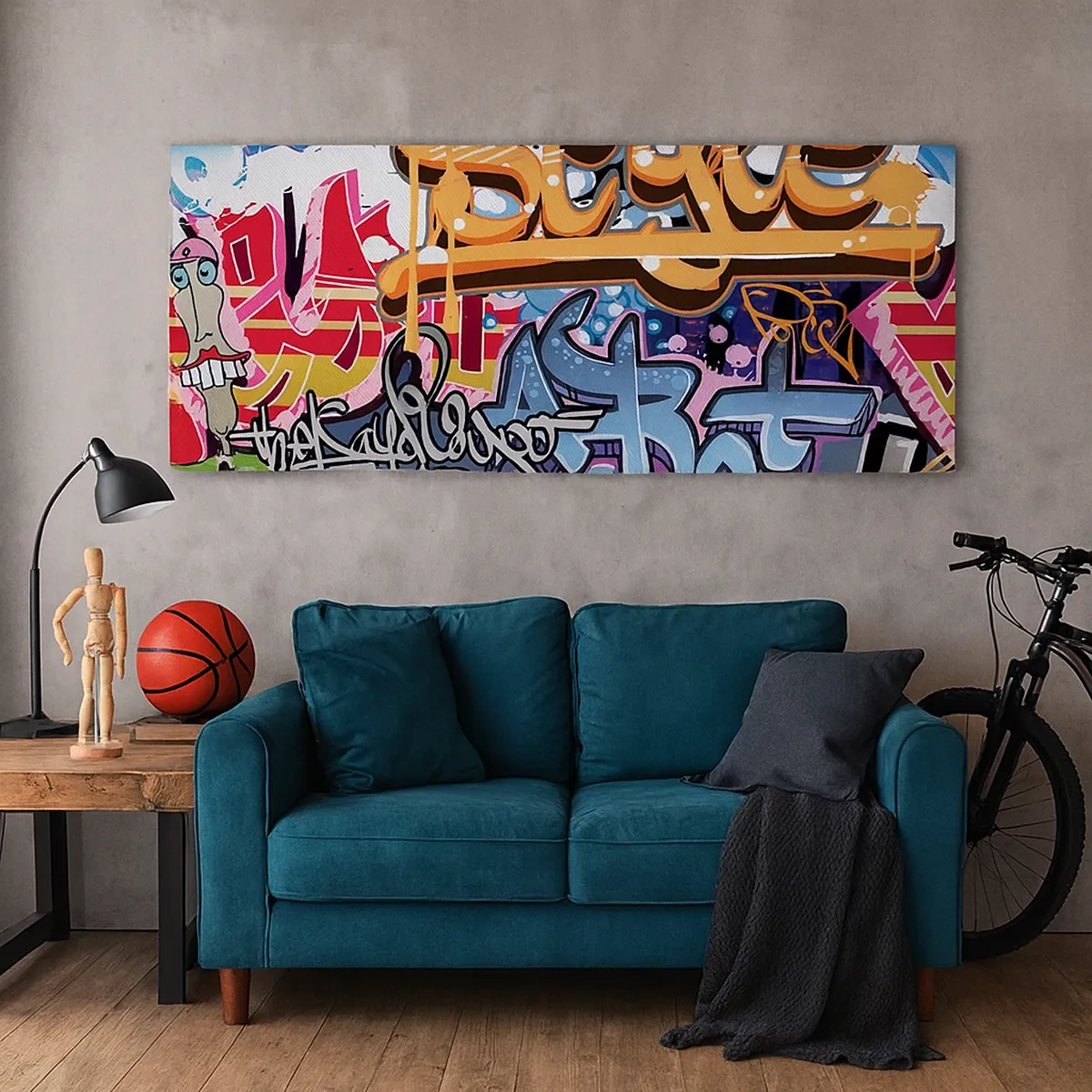 Impression sur toile - Image sur toile - Fresques, fresques, fresques… - 30x30 cm