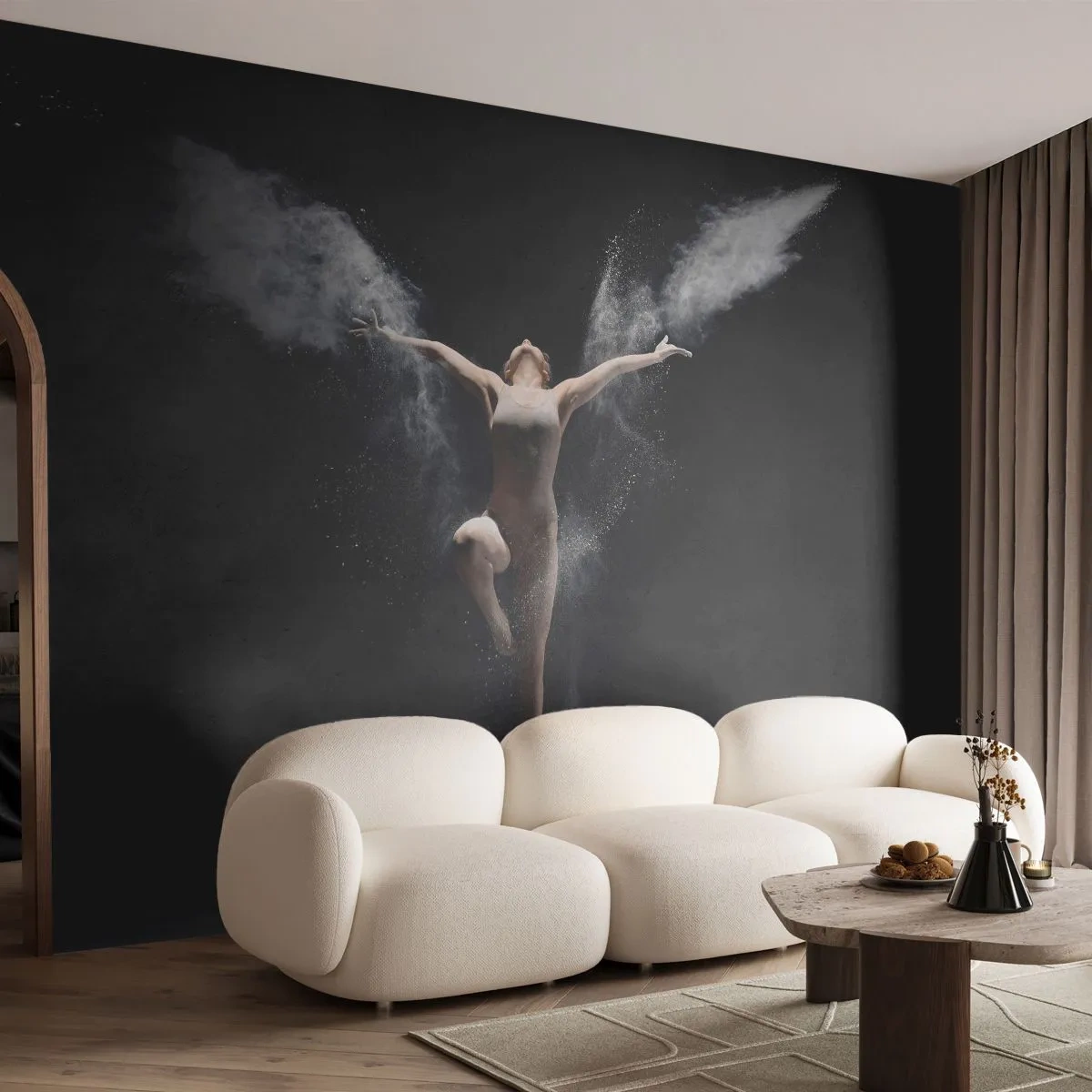 Papier Peint Photo Standard Eco - Les elfes existent - Abstraction, Danseur, Gymnaste - 200x140 cm