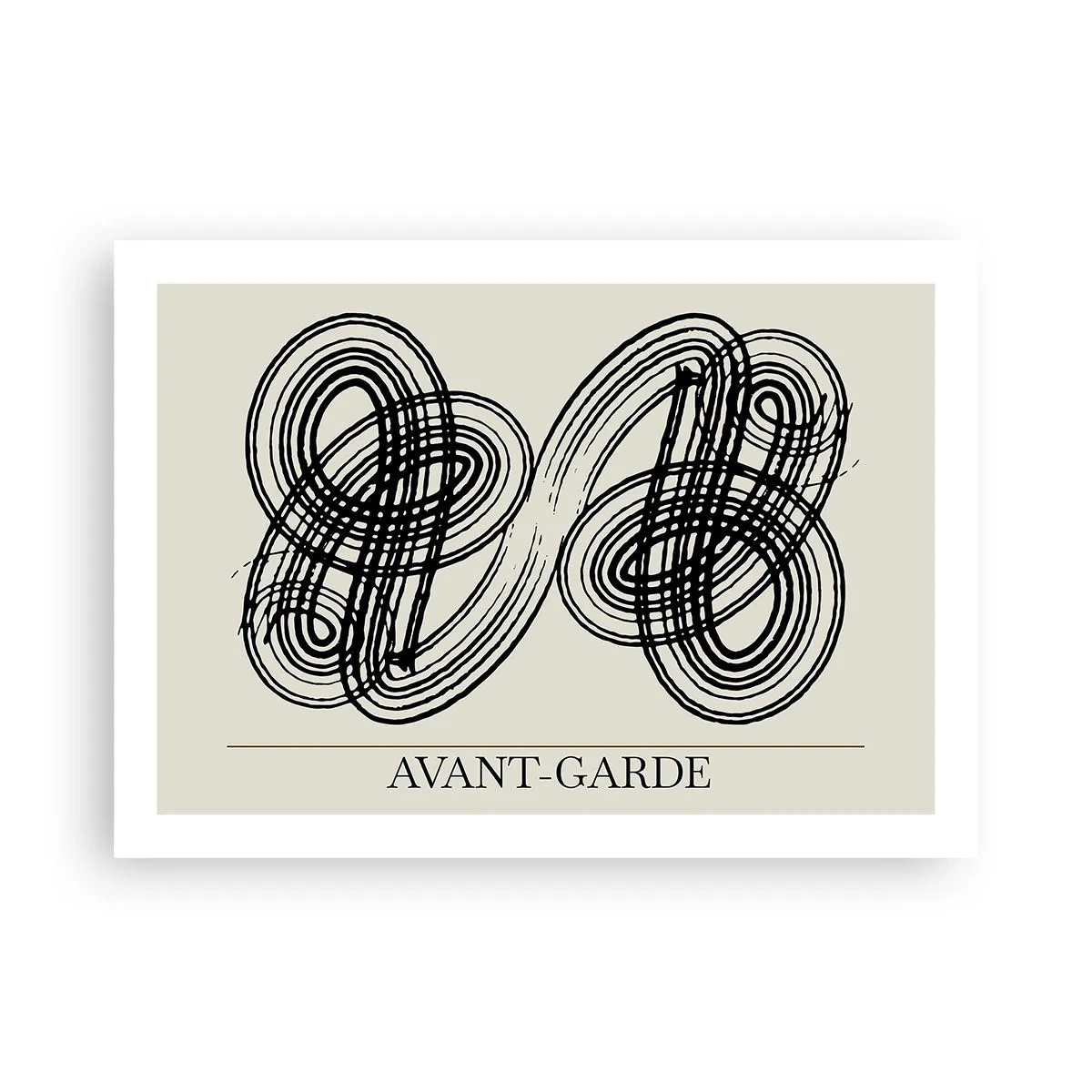 Affiche - Poster - C'est venu spontanément - 70x50 cm