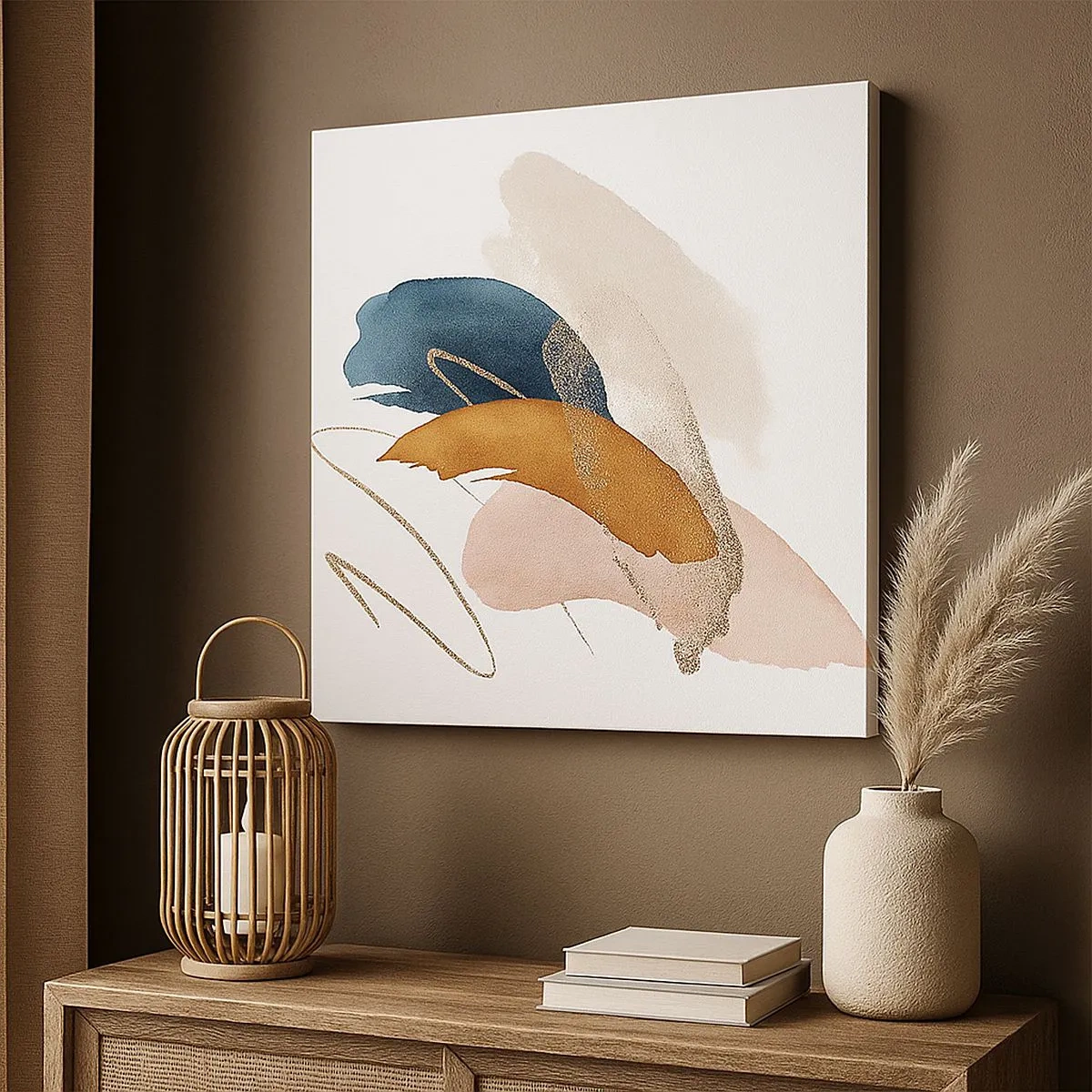 Impression sur toile - Image sur toile - Composition ailée - 30x30 cm