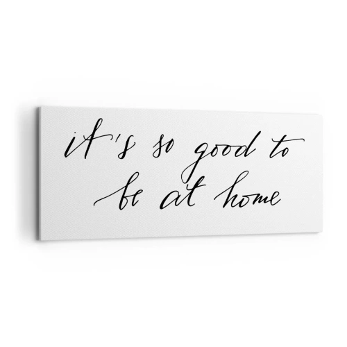 Impression sur toile - Image sur toile - Toute la vérite - 100x40 cm