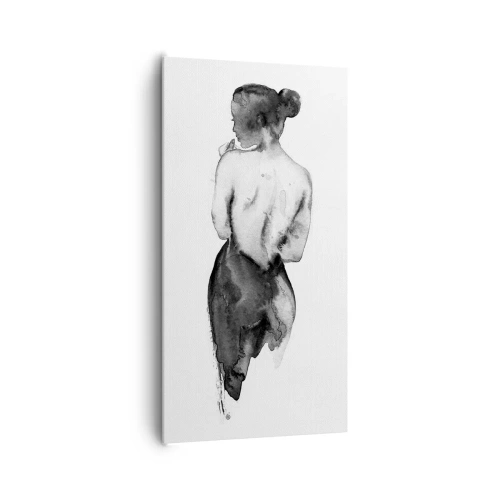 Impression sur toile - Image sur toile - Auprès d'elle, le monde disparaît - 65x120 cm