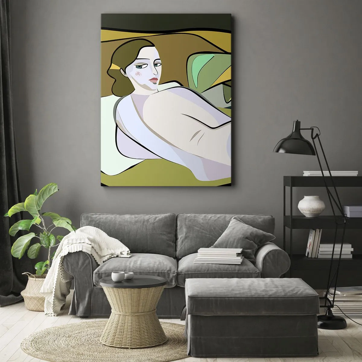 Impression sur toile - Image sur toile - Portrait intime - 55x100 cm