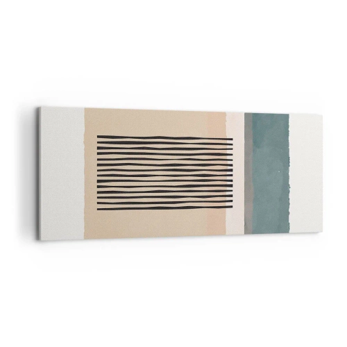 Impression sur toile - Image sur toile - Tout est en ordre - 100x40 cm