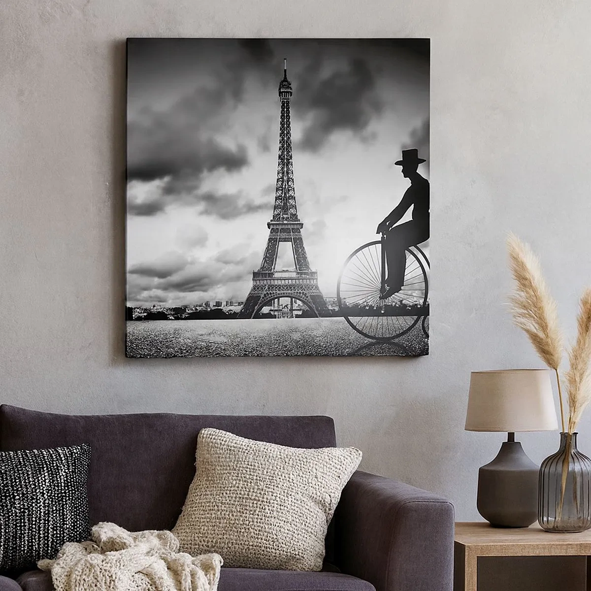 Impression sur toile - Image sur toile - Nostalgie de la Belle Epoque - 30x30 cm