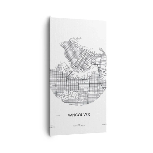 Impression sur toile - Image sur toile - Anatomie de Vancouver - 65x120 cm