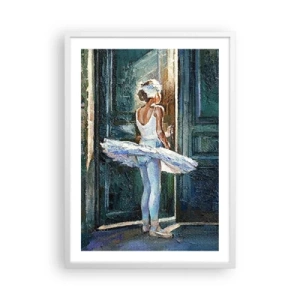 Affiche dans un cadre blanc - Poster - Avant le show - 50x70 cm