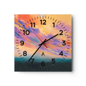 Horloge murale - Pendule murale - La force d'attraction - 30x30 cm