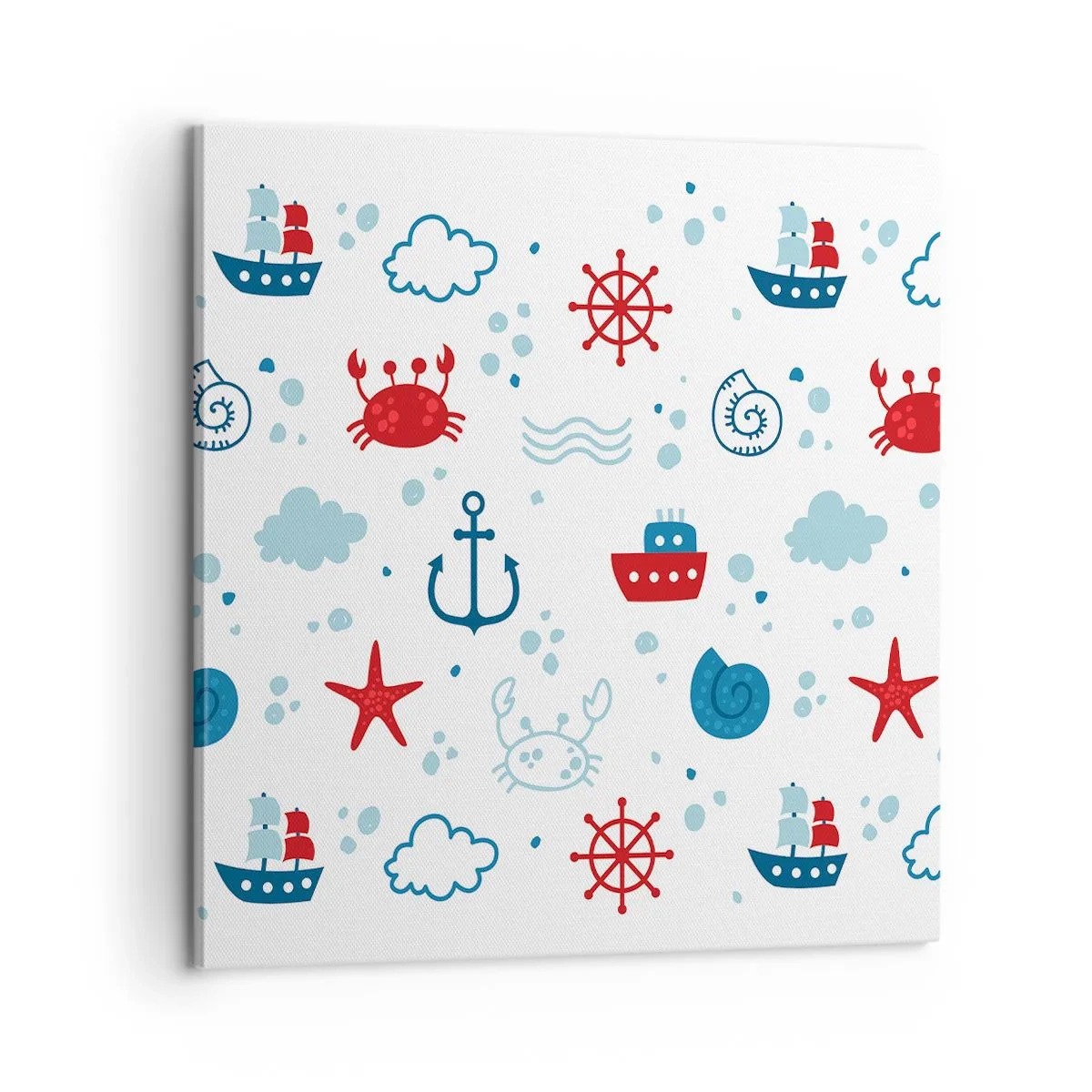 Impression sur toile - Image sur toile - Conte de fées de la mer - 60x60 cm