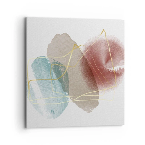 Impression sur toile - Image sur toile - Coraux de l'espace - 70x70 cm