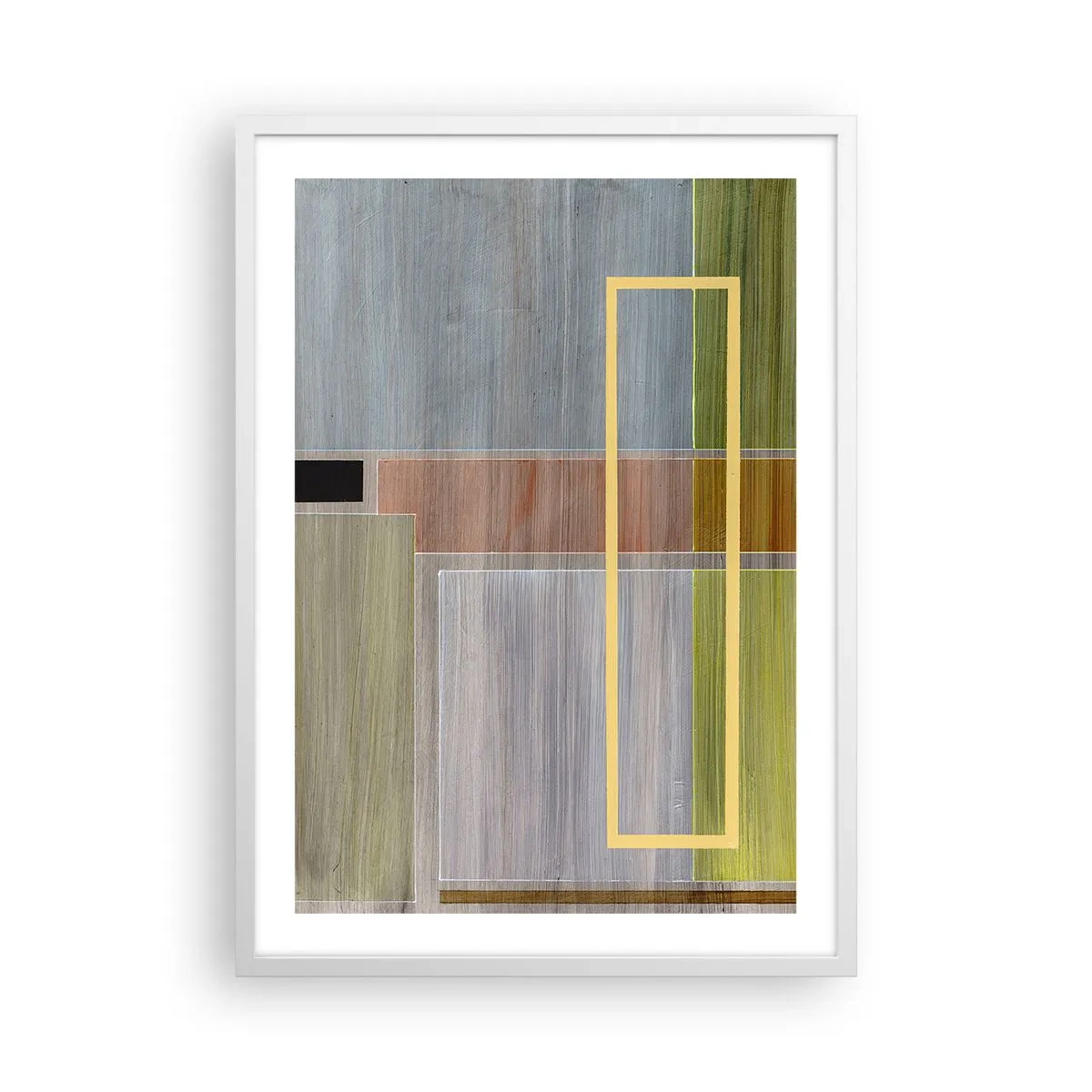 Affiche dans un cadre blanc - Poster - Simple et calme - 50x70 cm
