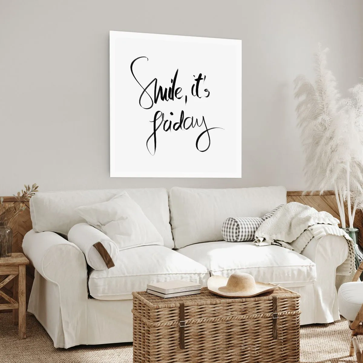 Affiche - Poster - Joie réelle - 50x50 cm
