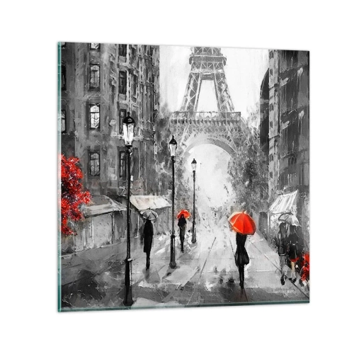 Impression sur verre - Image sur verre - Tous les chemins mènent à elle - 30x30 cm