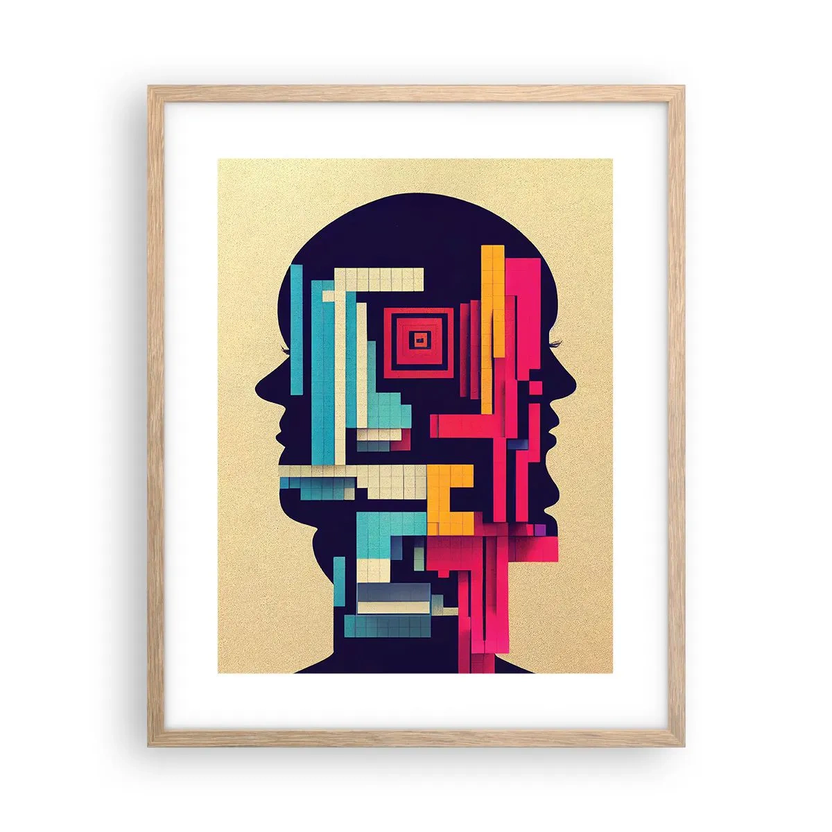 Affiche dans un chêne clair - Poster - De nouvelles obligations - 40x50 cm