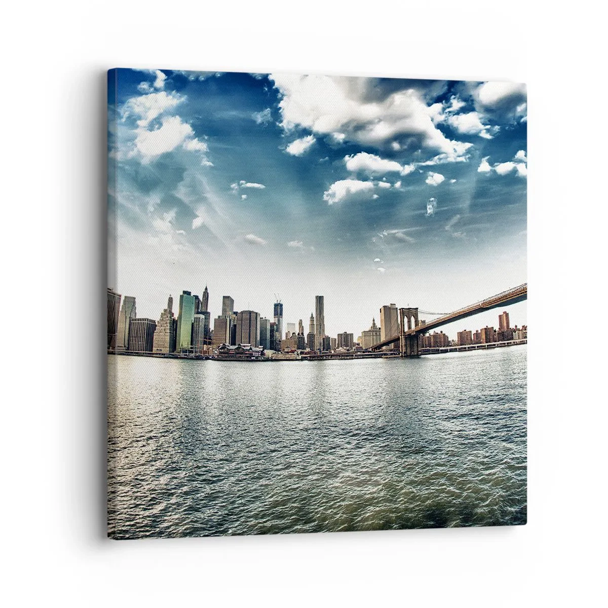 Impression sur toile - Image sur toile - L'île de verre - 30x30 cm