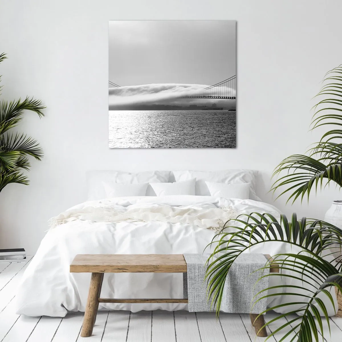 Impression sur toile - Image sur toile - Naviguez à travers les Portes des Étoiles - 70x70 cm