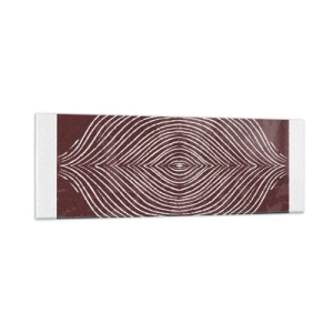 Impression sur verre - Image sur verre - L'espace parle - 90x30 cm