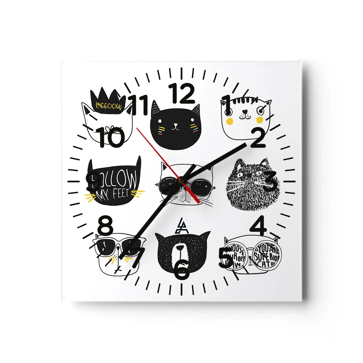 Horloge murale - Pendule murale - Tous les autres - 40x40 cm