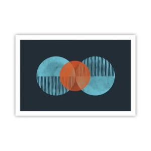Affiche - Poster - Composition symétrique - 91x61 cm