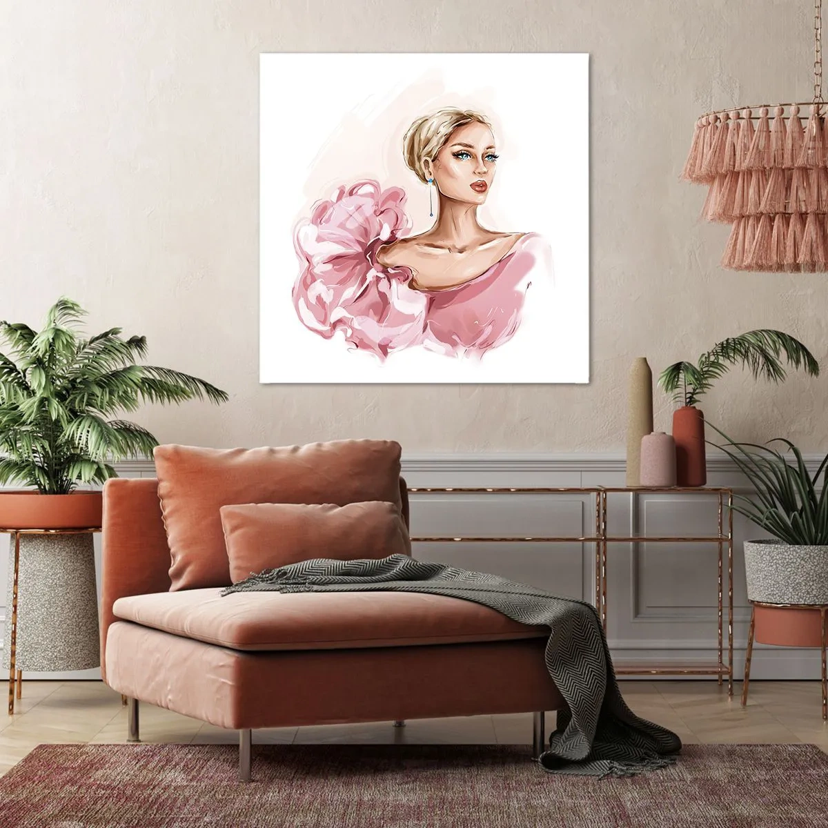 Impression sur toile - Image sur toile - Comme peinte... - 60x60 cm